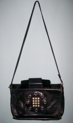 Vintage purse 70's telephone bag phone purse