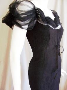 Designer Vintage 30's Dress GERMAINE MONTEIL