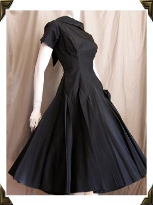 Vintage Party Dress SAMUEL GROSSMAN Black