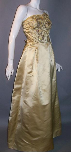 philip hulitar gown vintage clothing