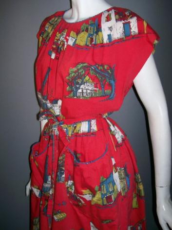 Dorothea's Closet Vintage Clothing 60s dress Swirl dress