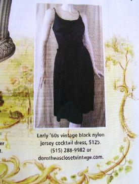 Dorothea's Closet Vintage Dress in Romantic Homes