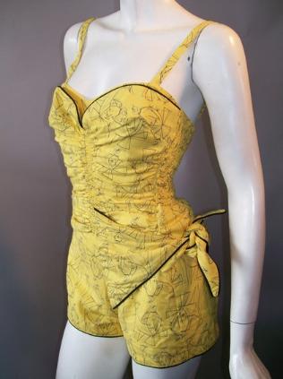 vintage swimsuit Catalina bathing suit 50s swimsuit