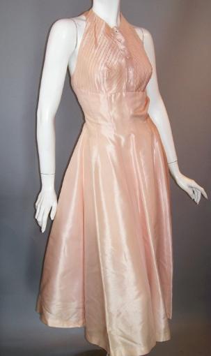 50s dress vintage dress halter dress