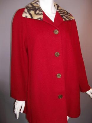 vintage leopard print coat