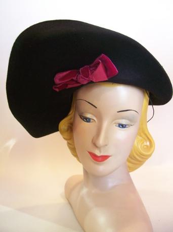 Dorothea's Closet Vintage hat, 40s hat