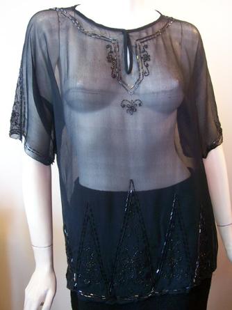 20s clothing beaded tunic