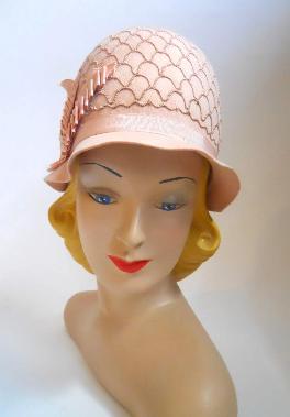 Dorothea's Closet Vintage hat, 20s hat, great gatsby hat