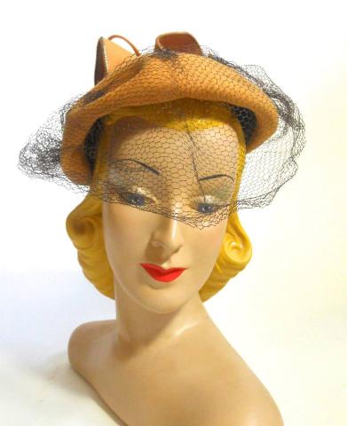 Dorothea's Closet Vintage hat, 30s hat, 1930s hat