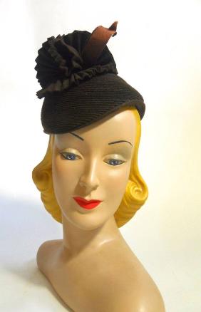 Dorothea's Closet Vintage hat,  30s hat
