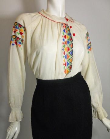 30s peasant blouse vintage blouse