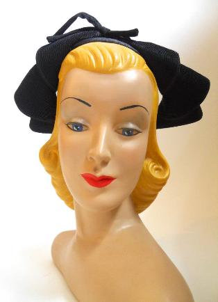 Dorothea's Closet Vintage hat, 40s hat