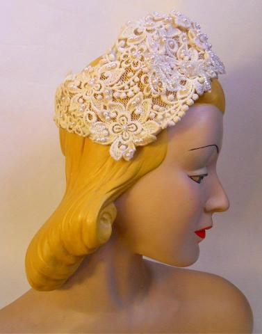 vintage bridal headpiece