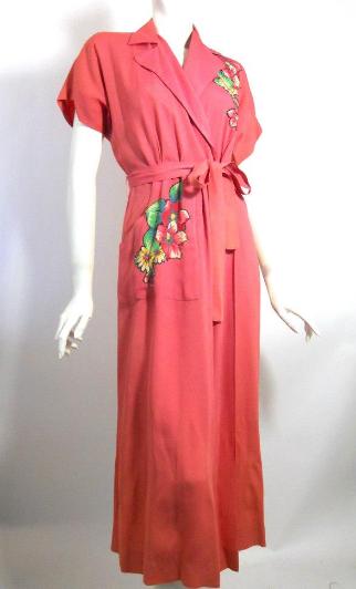 Dorothea's Closet Vintage dress, 40s dress, Dorian robe