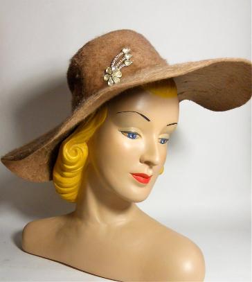 40s hat vintage hat