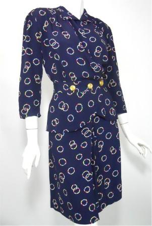 40s dress vintage dress 1940s dress