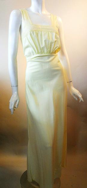 vintage lingerie vintage nightgown 40s nightgown