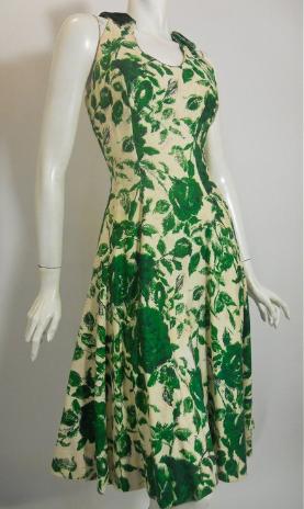Dorothea's Closet Vintage clothing Luis Estevez vintage dress 50s dress