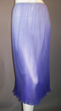 vintage crystal pleat slip ombre purple michelene