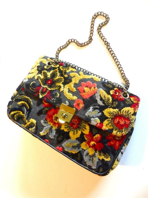 60s handbag vintage handbag carpet bag