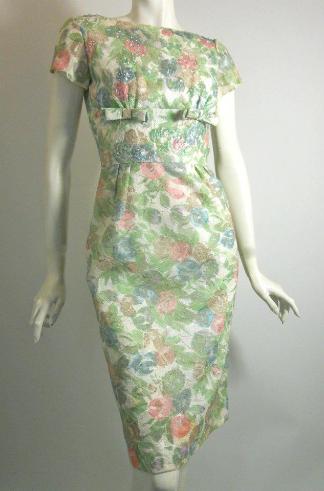60s dress vintage dress mardi gras dress romney