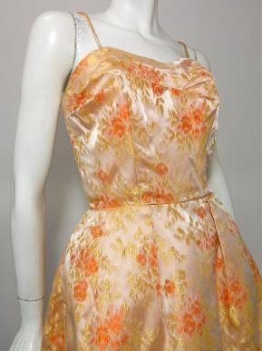 60s gown vintage clothing