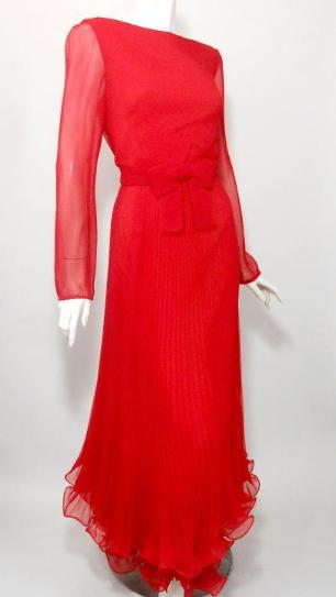 60s gown 60s dress miss elliette dress