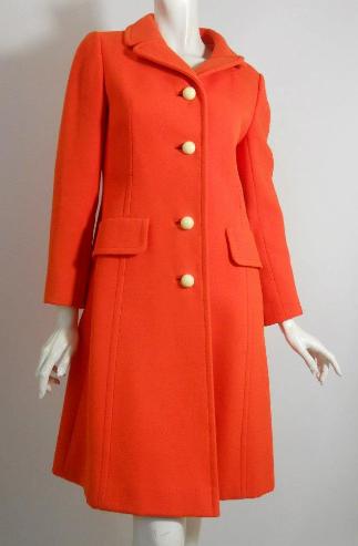 Dorothea's Closet Vintage coat, mod coat, red coat