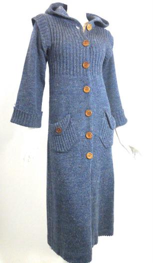 Dorothea's Closet Vintage clothing, 70s sweater, 70s duster