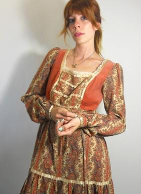 70s dress gunne sax dress