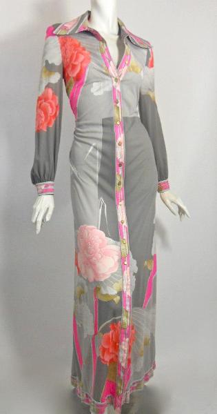 Dorothea's Closet Vintage dress 70s dress Leonard of Paris