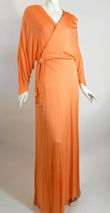 70s gown vintage gown mollie parnis sara fredericks