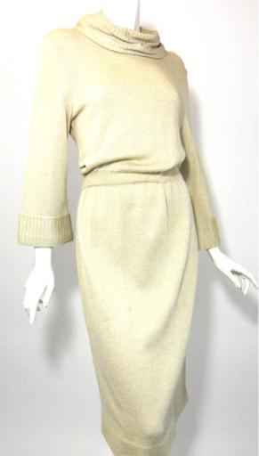 70s dress goldworm dress