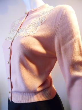 vintage sweater 50s sweater cashmere sweater