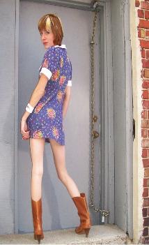 70s mini dress