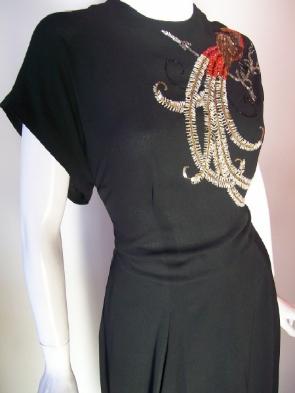 ceil chapman dress vintage gown