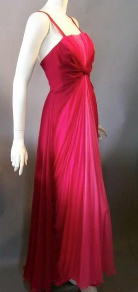 Dorothea's Closet Vintage gown, Jean Desses, 50s gown