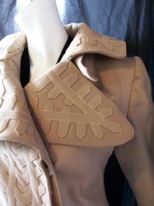 Vintage Edwardian Coat arts & crafts wool 