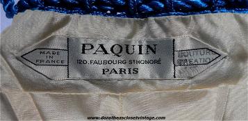 Dorothea's Closet Vintage clothing, Jeanne Paquin handbag