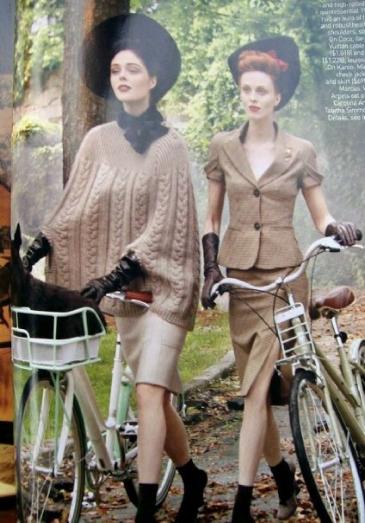 Dorothea's Closet Vintage hats in Vogue Magazine